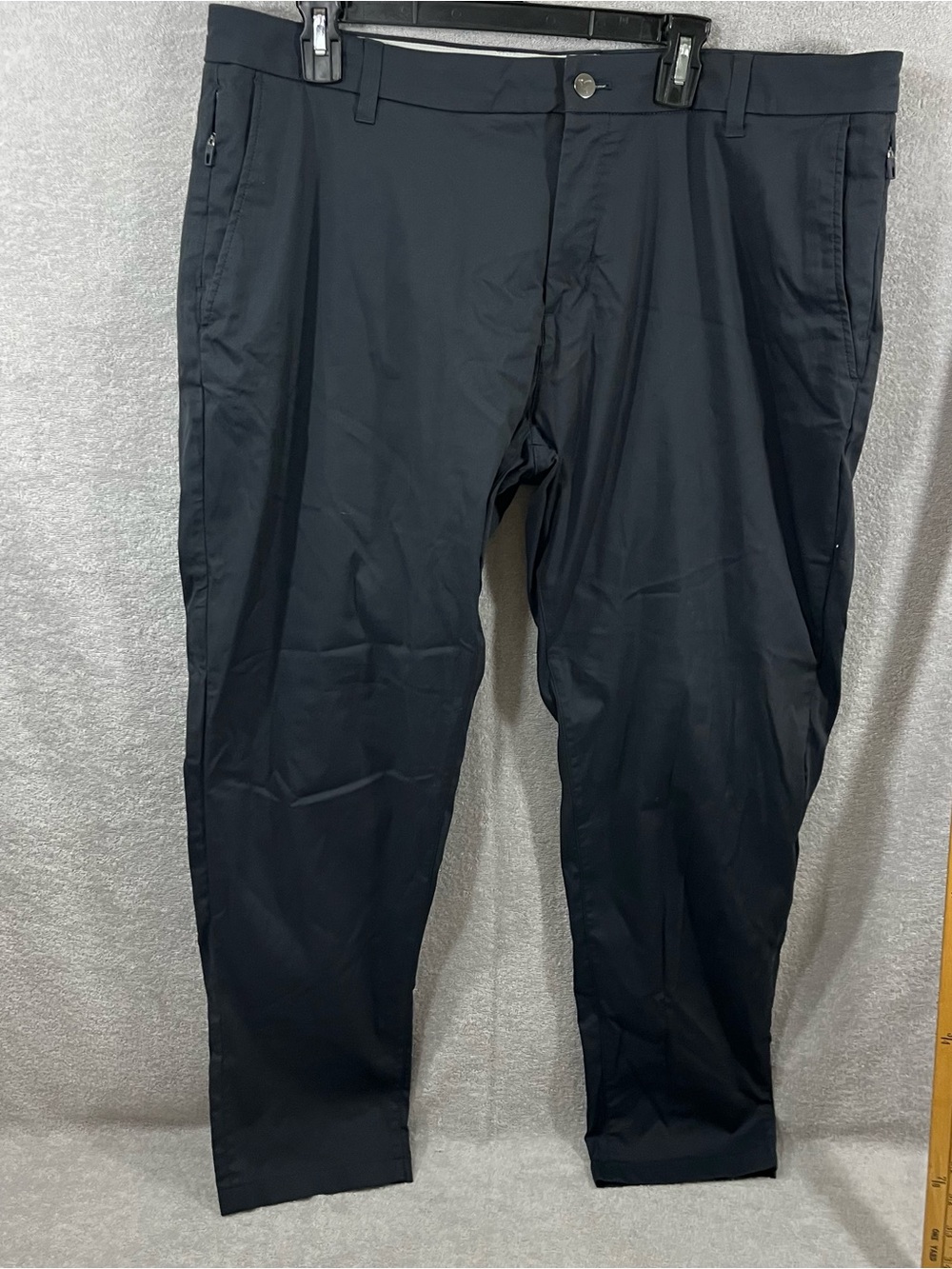 BIRDDOGS FLAT FRONT STRETCH PERFORMANCE GOLF PANTS 40 x 30 Charcoal Gray